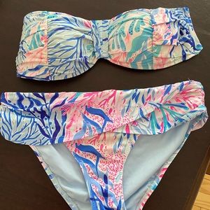 Lilly Pulitzer bikini. Including top & bottom
